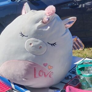 16" Squishmallow Raquel White UnicornPegacorn Stuffed Plush